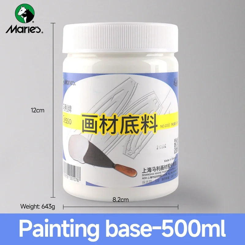 Marie's Oil Painting Shaping Paste 500ML Texture Painting Material Easy To Stack Fast Dry No Cracking Acrylic Base Art Supplies