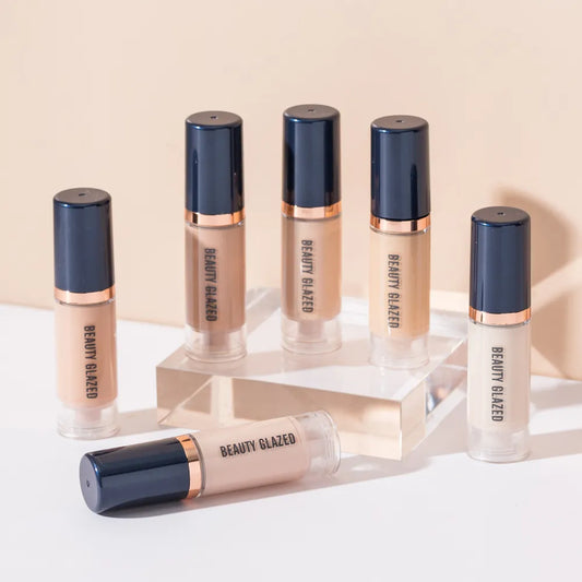 Liquid Foundation Soft Matte Concealer 6 Colors Foundation Contour Palette Concealer Primer Base Professional Face Make Up