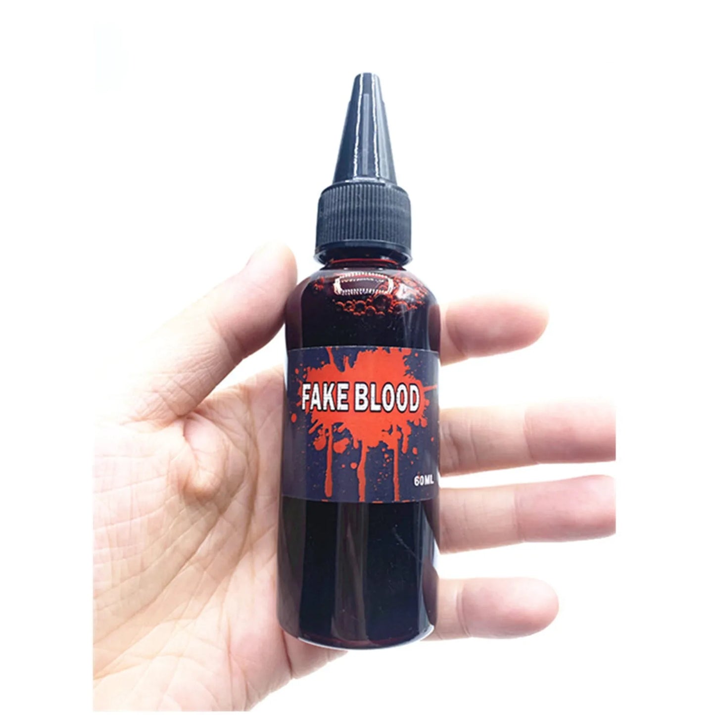 60ml Fake Blood Spray Halloween Party Bleeding Makeup Zombie Horror Vampire Hematopoietic Props Halloween Decoration