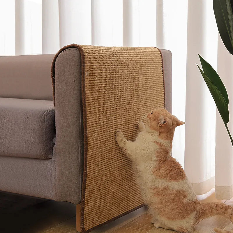 Cat Scratcher Sisal Mat Board Cat bed Cat Scraper Cats Tree Protective Sisal Mat for Cats to Keep Your Furniture Safe