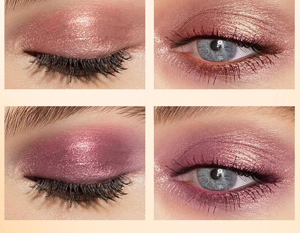 Double Head Liquid Eyeshadow Pearl Eye Shadow Contour Lying Silkworm Pen Sparking Waterproof Long Lasting Party Eye Makeup Tools