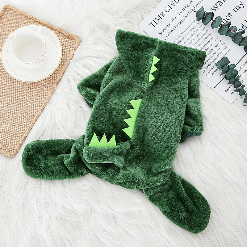 Pet Dog Clothes Cosplay Dog Cat Clothes Warm Dinosaur Clothes Puppy Coat Puppy Clothes Pet Clothes Big Dog Hoodie