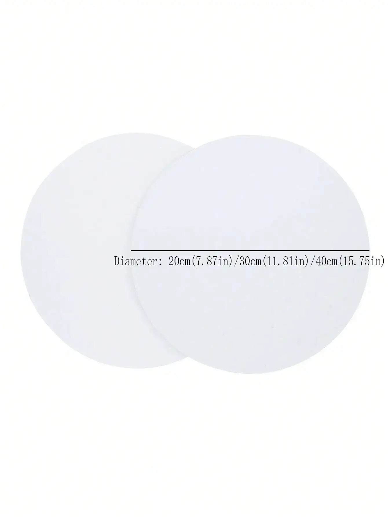 Bview Art Professional 1pcs Round Canvas Stretched Circle Canvas Board for Painting, Acrylic Pouring