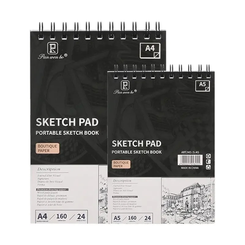 Professional Sketchbook Thick Pape A4/A5 Notebook Diary Art School Supplies Pencil Drawing Notepad Painting Book Sketchbook