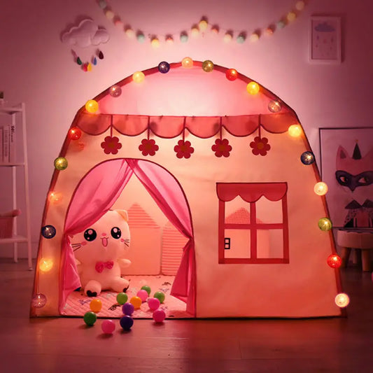 Kids Tent Pink Blue Kids Play House Children Indoor Outdoor Toy House Portable Baby Play House Children Tent Teepee Tent Enfant