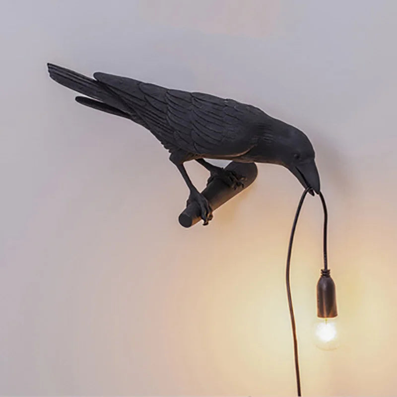 Nordic Lucky Bird Table Lamp Bedroom Bedside Living Room Table Light Creative Resin Animal Lively Home Decor Lighting Fixture