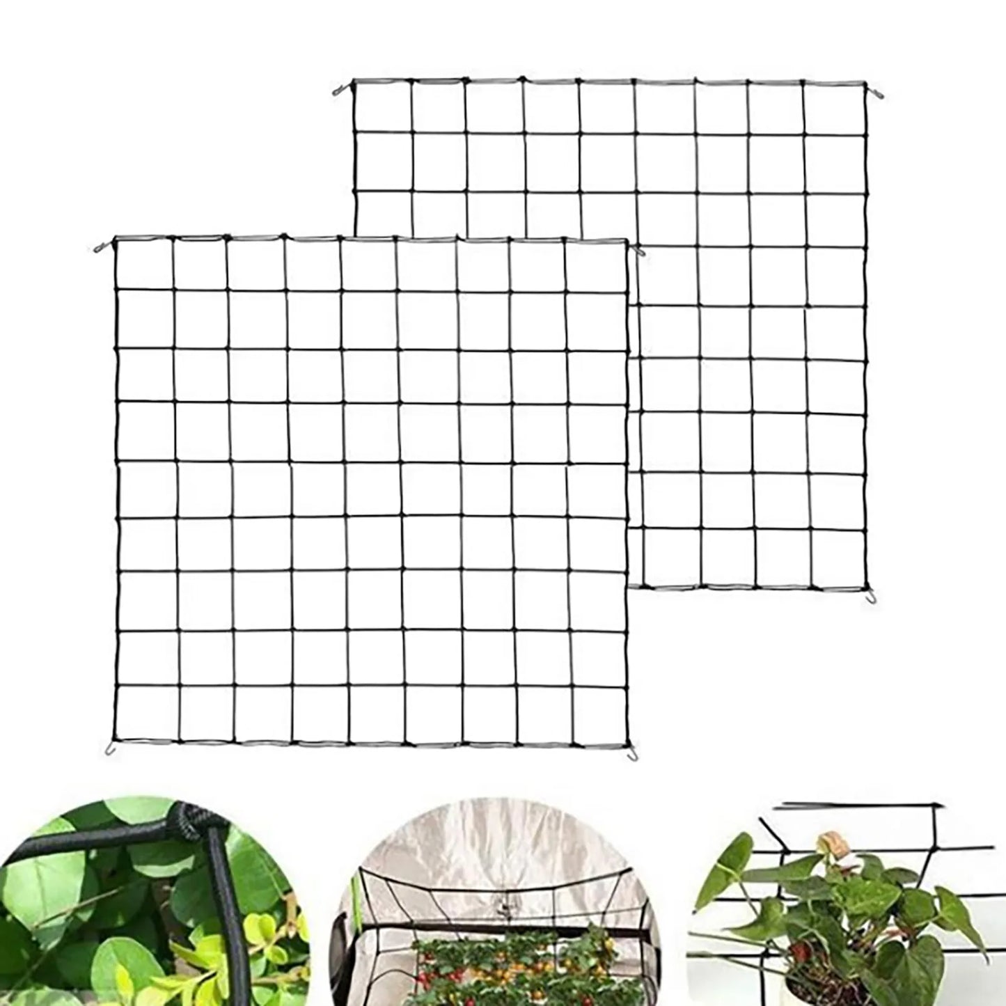 Garden Trellis Fruit Tree Protective Elastic Scrog Climbing Plants Net Mesh Hydroponics Grow Tent Plant Support Trellis Netting