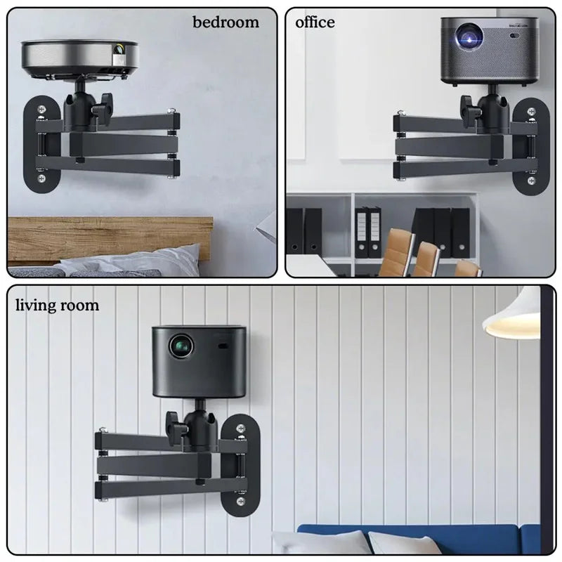 Projector Wall Mount Bracket Retractable Durable Holder extension arm Wall Mount 6mm Screw Projector Stand for XGIMI JMGO Xiaomi