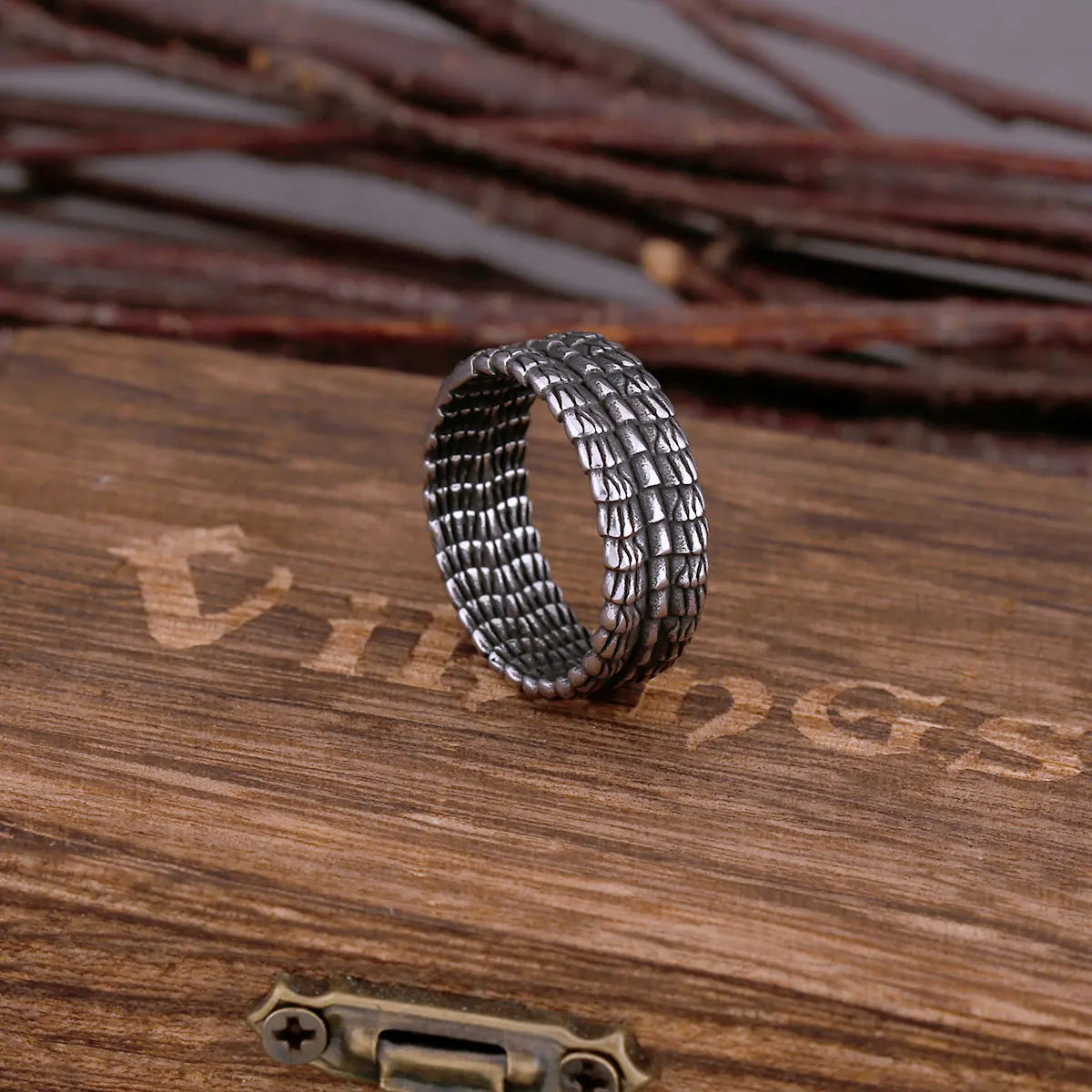 New Style Viking Keel Simple Ring Fashion Stainless Steel Attend Cocktail Ring Punk Rock Biker Boy Accessories Jewelry Gifts