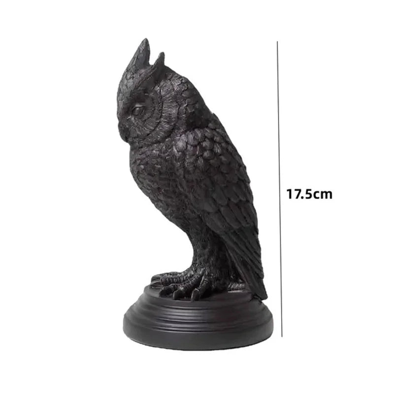 Gothic Candlestick Table Decoration Ornaments Halloween Owl / Crow Candle Holder Resin Statue Home Craft Decorations Home Decor