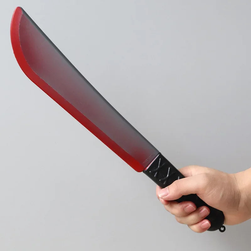 Halloween Horror Props Blood Fake Ax Saws Knife Headband Party Masquerade Mischief Props DIY Decoration