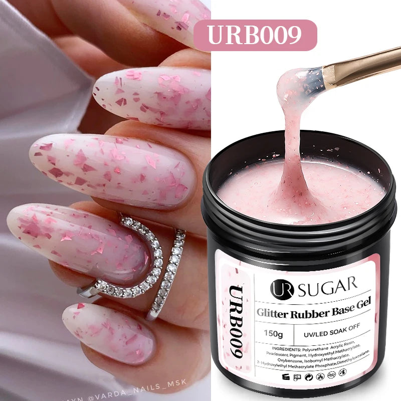 UR SUGAR 150g Extension French Acrylic Gel Soak Off UV LED Camouflage Color Hard Gel Jelly Fast Dry Nail Building Extend Gum Gel