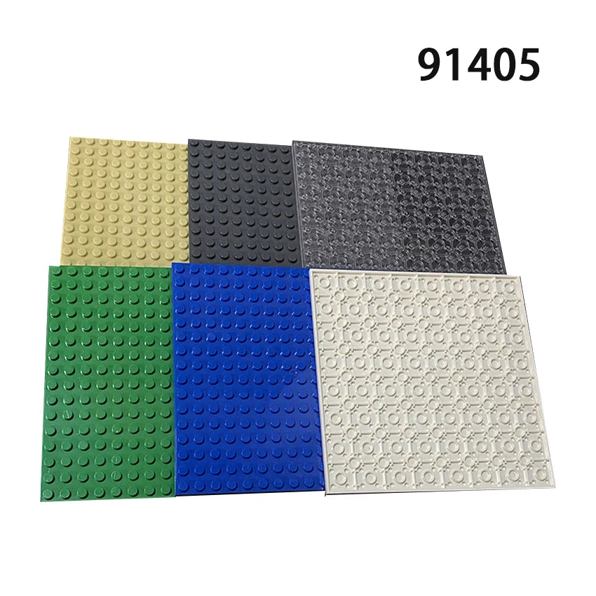 4/2pcs DIY Building Blocks 16X16 Dots Baseplates Bricks Educational Construction Children Toy Compatible With Brand 91405