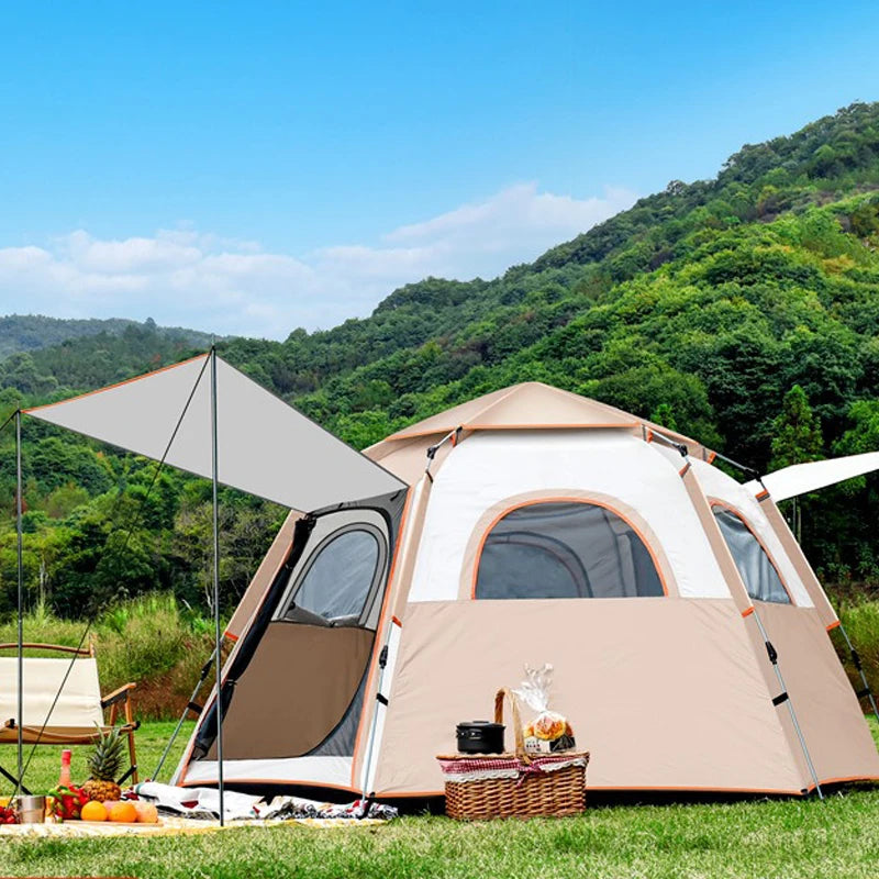 Camping Tent Outdoor Automatic Throwing Tent Camping Beach Rainproof Emergency Tent