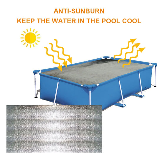 Pool Cover Tarpaulin Solar Swimming Pool Protection Cover Heat Insulation Film For Indoor Outdoor Pool Accessories