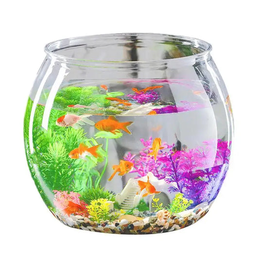 Fish Tank For Betta Fish Small Shatterproof Fish Tank For Betta Fish Decorative Fish Container For Goldfish Betta Fish And More