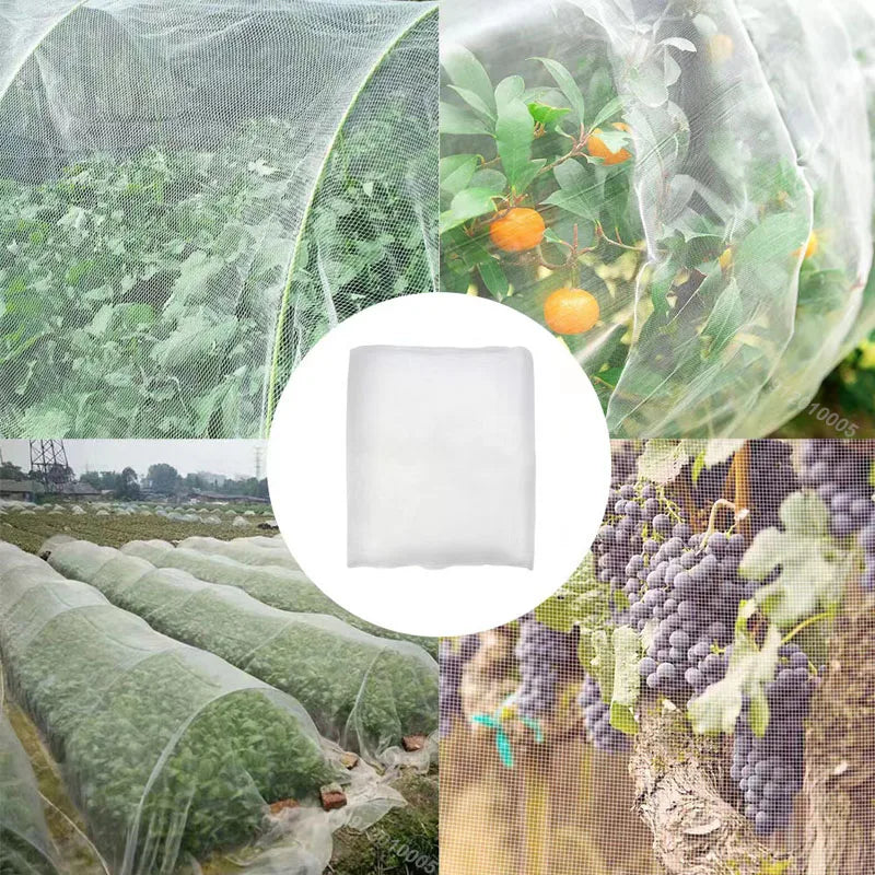 60 Mesh Plant Vegetables Insect Protection Net Garden Fruit Care Cover Flowers Protective Net Greenhouse Pest Control Anti-Bird