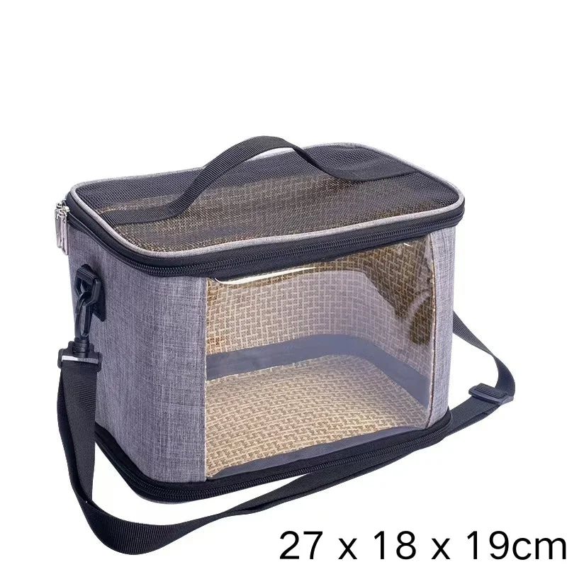 Portable Pet Bird Cage Parrot Breathable and Detachable Hamster Flying Kangaroo Travel Bag Pet Accessories Guinea Pig Pet Bag