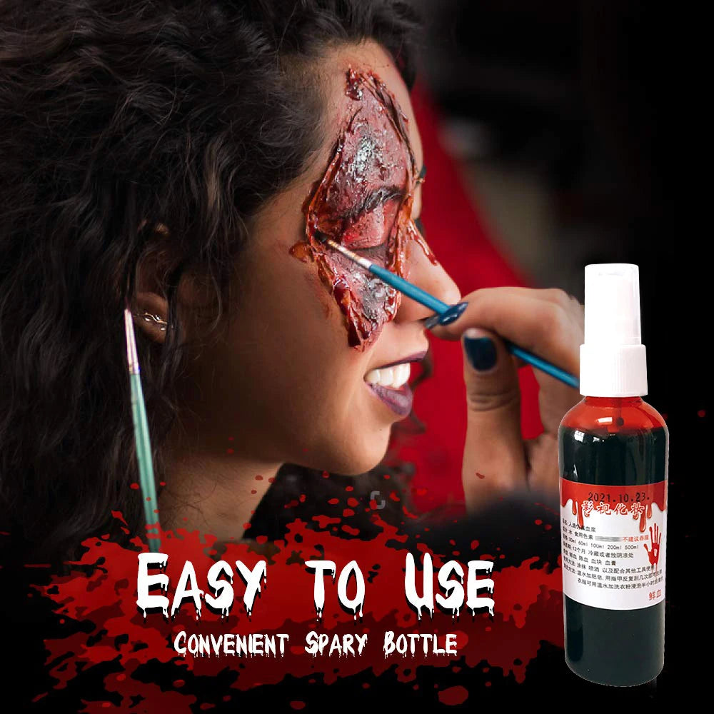 Halloween Decoration Halloween Emulation Fake Blood Prank Blood Props Makeup Cosplay Horror Props Makeup Fake Plasma