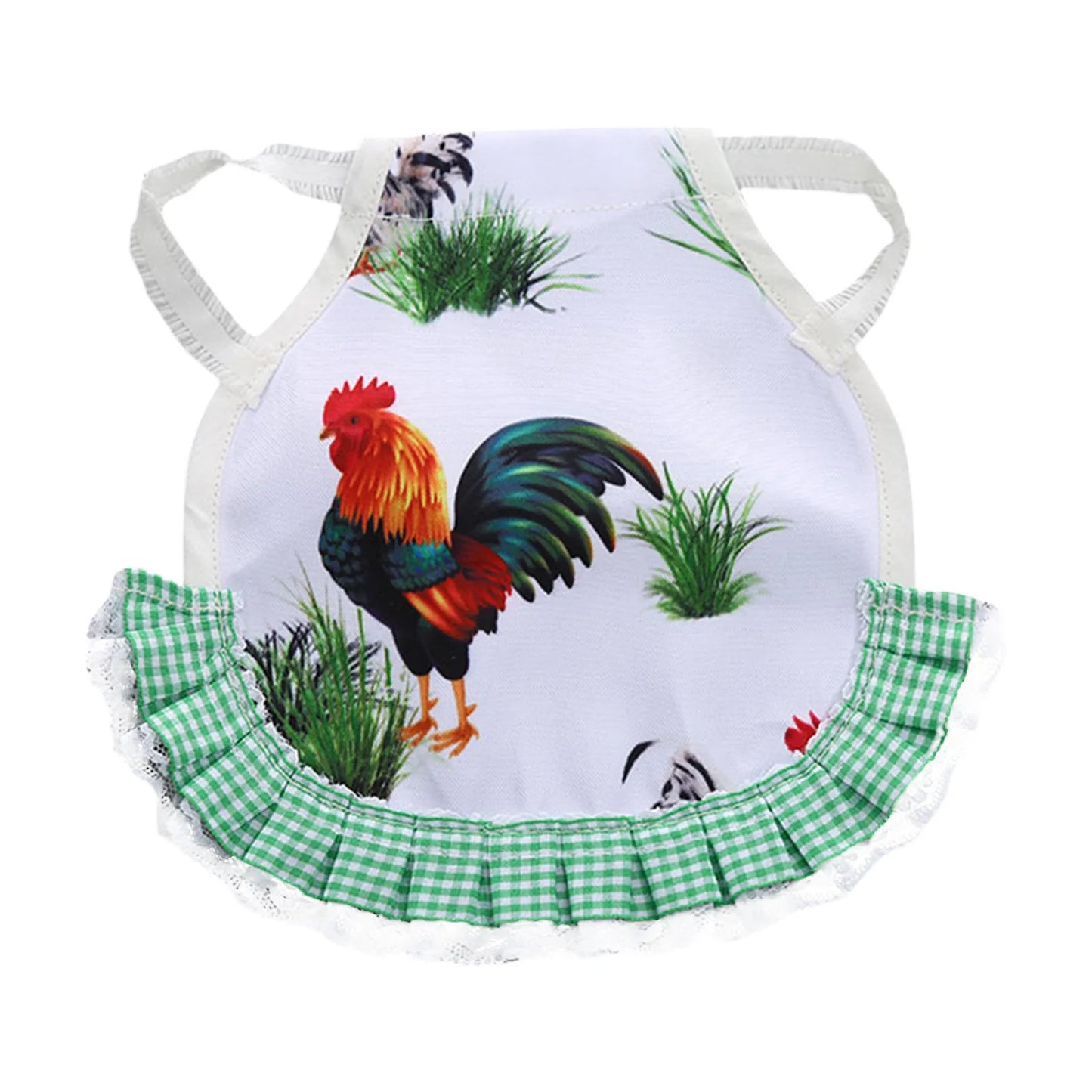 1PC Hen Apron Elastic Chicken Saddle Feather Protector Adjustable Pet Clothes Birds Chicken Dress Poultry Apron for Cold Weather