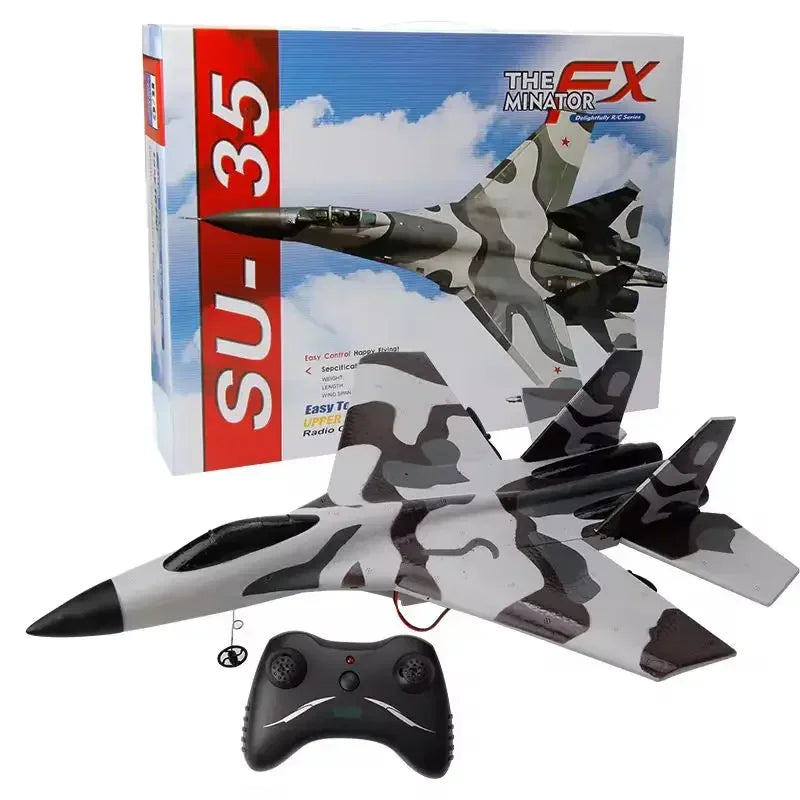 2.4g Rc Rc Rc Aircraft Glider Fixed Wing Aircraft Model Aircraft Children'S Toy Display Outdoor Model Fighter Foam Aircraft Gift