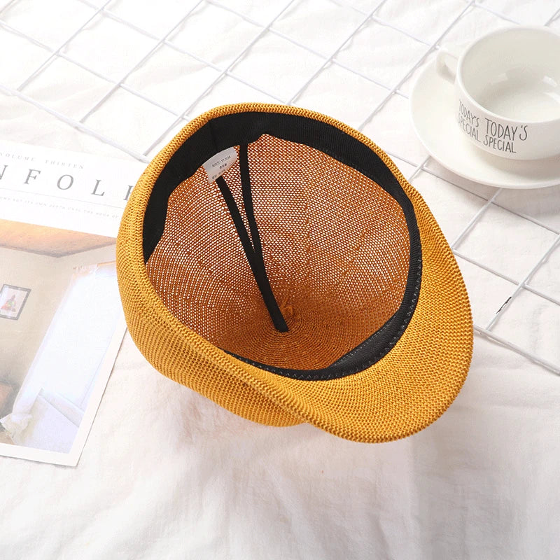 New Fashion Summer Straw Hat for Women Sun  Breathable Cap Outdoor Casual  Octagonal