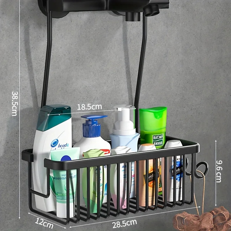 Shower Caddy Organizer Hanging Bathroom Storage Rack Over the Shower Wall Shelf for Shampoo Conditioner and Bathroom Accessories