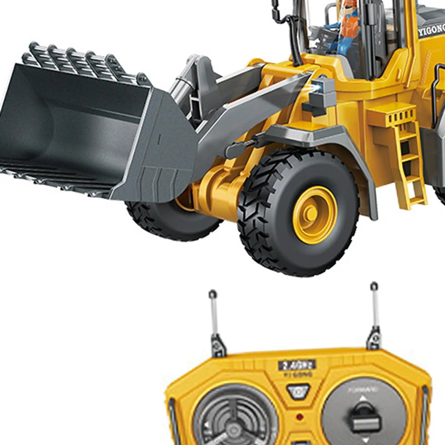 Remote Control Excavator Toy RC Excavator Toy for Kids Children 4-7 Year Old