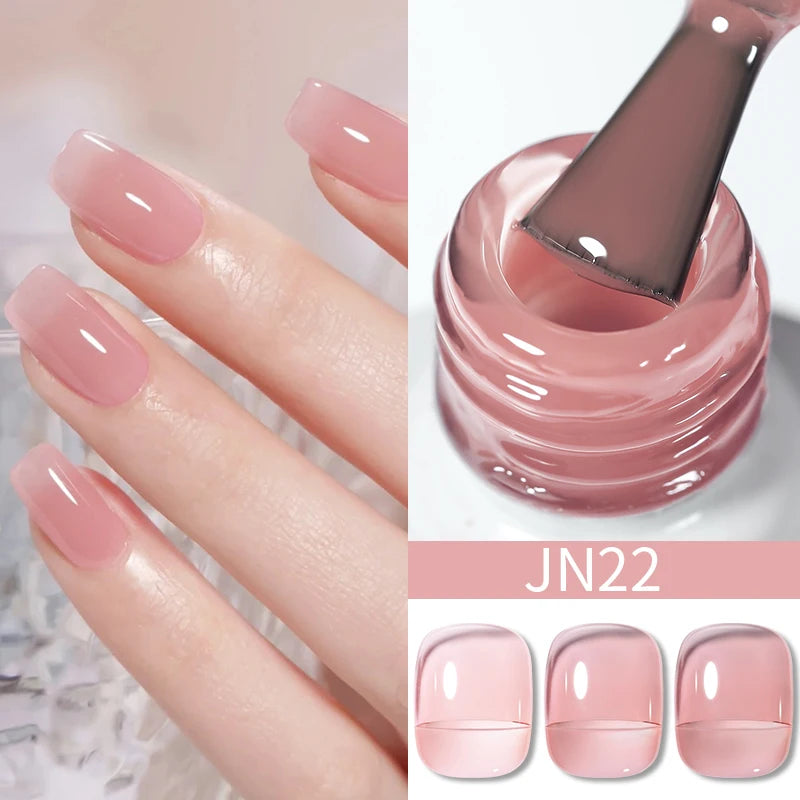 BORN PRETTY 10ML 8-in-1 Strong Nail Glue Gel Nail Polish Transparent Clear Function Gel Thickness Rubber Base Rhinestone Glue