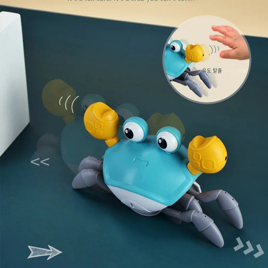 Induction Escape Crab Rechargeable Electric Pet Musical Toys Children'S Toys Birthday Gifts Interactive Toys Learn To Climb Toys