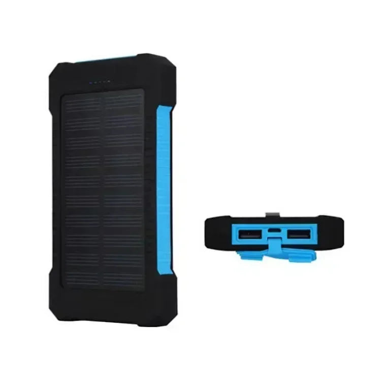 New 200Ah External Battery Solar Power Bank LEDSOS Flashlight FAST Charging Portable Waterproof Powerbank for Smart Mobile Phone