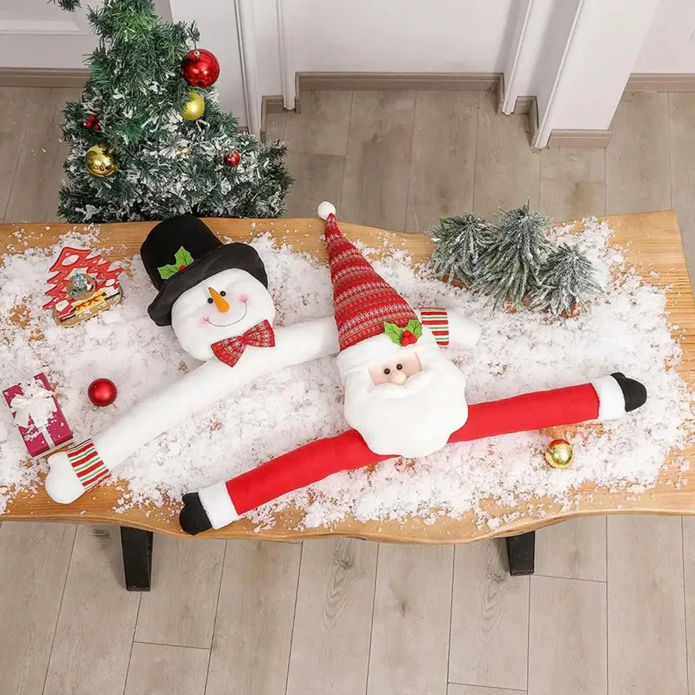 Hugs The trees Doll Santa Claus Christmas Tree Ornaments Festive Decor Noel Atmosphere Cloth Xmas christmas decorations 2024