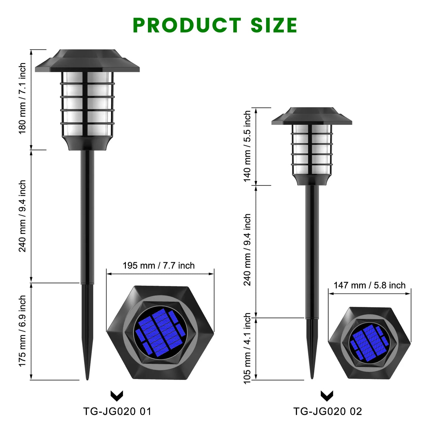 1-2PCS New Solar Flame Lamp Outdoor Garden Lamp Lawn Lamp Double Light Source LED Waterproof Landscape Decorate Ground Lamp Hot