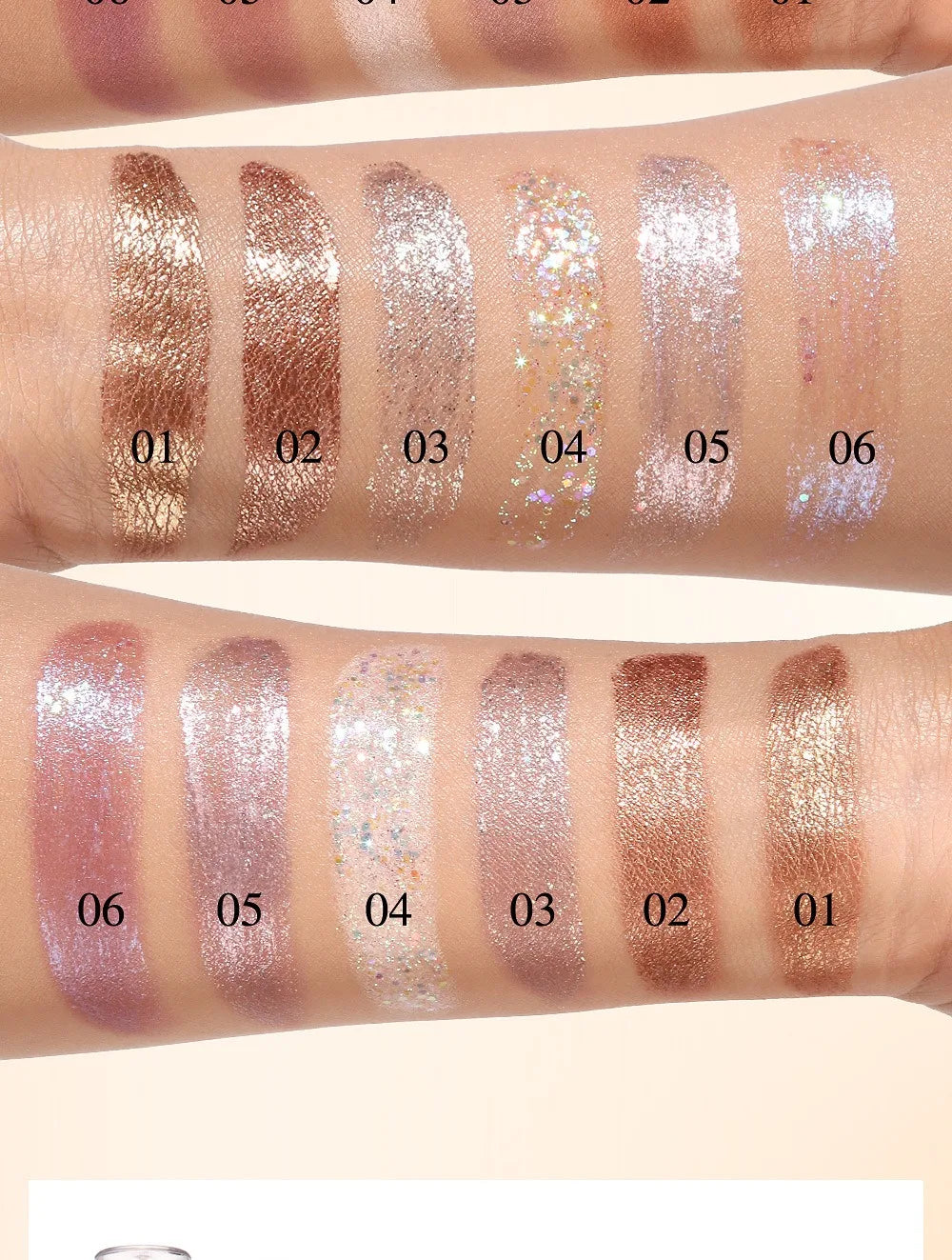 Double Head Liquid Eyeshadow Pearl Eye Shadow Contour Lying Silkworm Pen Sparking Waterproof Long Lasting Party Eye Makeup Tools