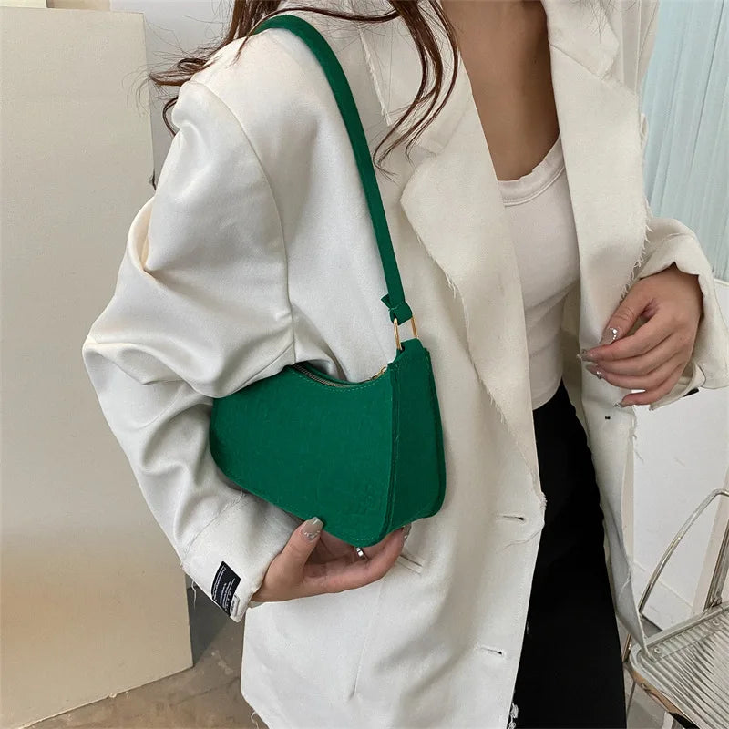 2023 New Pure Felt Woman's Tote Bag Retro Designer Exquisite Shoulder Bag Hot Shopper Purses Zipper Crossbody Bags For Women