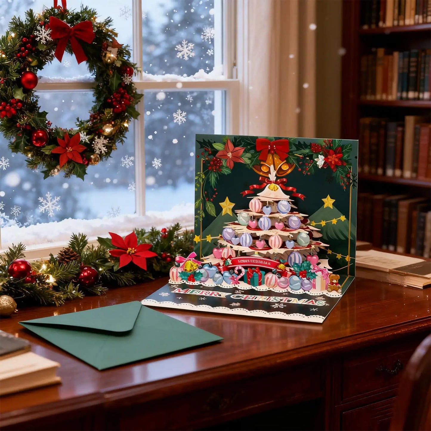 Christmas Cards With Envelopes Funny Giftcards 3D Merry Christmas Giftcards For Friends Women Boys Girls Youth Teens Grandma