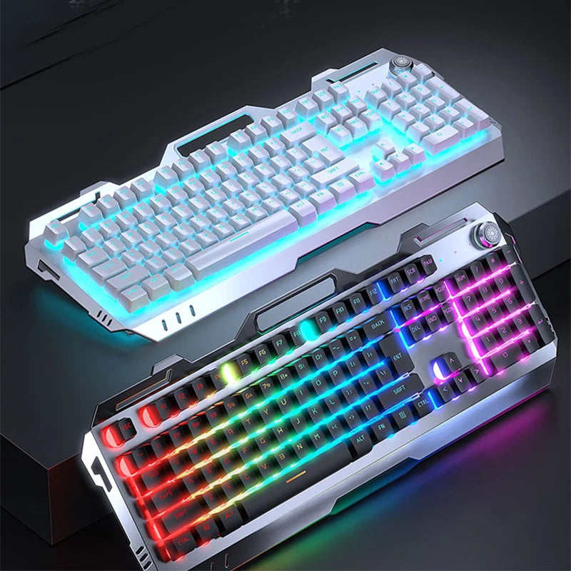 Wireless Gaming Keyboard Mechanical Keyboard 104 Keys Wireless Hot Swap Keyboard RGB Light Mac Windows