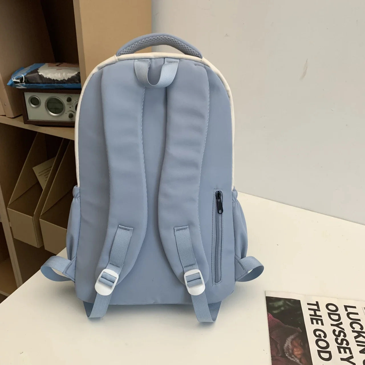 Waterproof Campus Backpack 18.1 Large Capacity Leisure Junior High School Student High School Student College Student Backpack