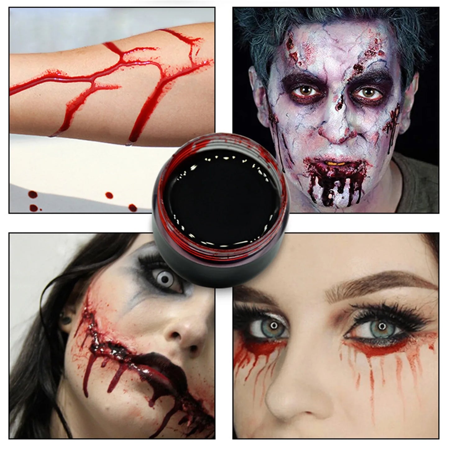 Halloween Fake Blood Plasma Vampiress Zombiess Film And Television Makeup Props Blood Simulation Blood Decoration 1-10pcs