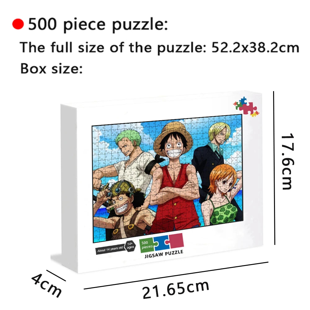 Jigsaw Puzzles Japanese Anime Doraemon 1000 Pieces Paper Puzzles Bandai Intellectual Educational Decompressing Diy Puzzle Game