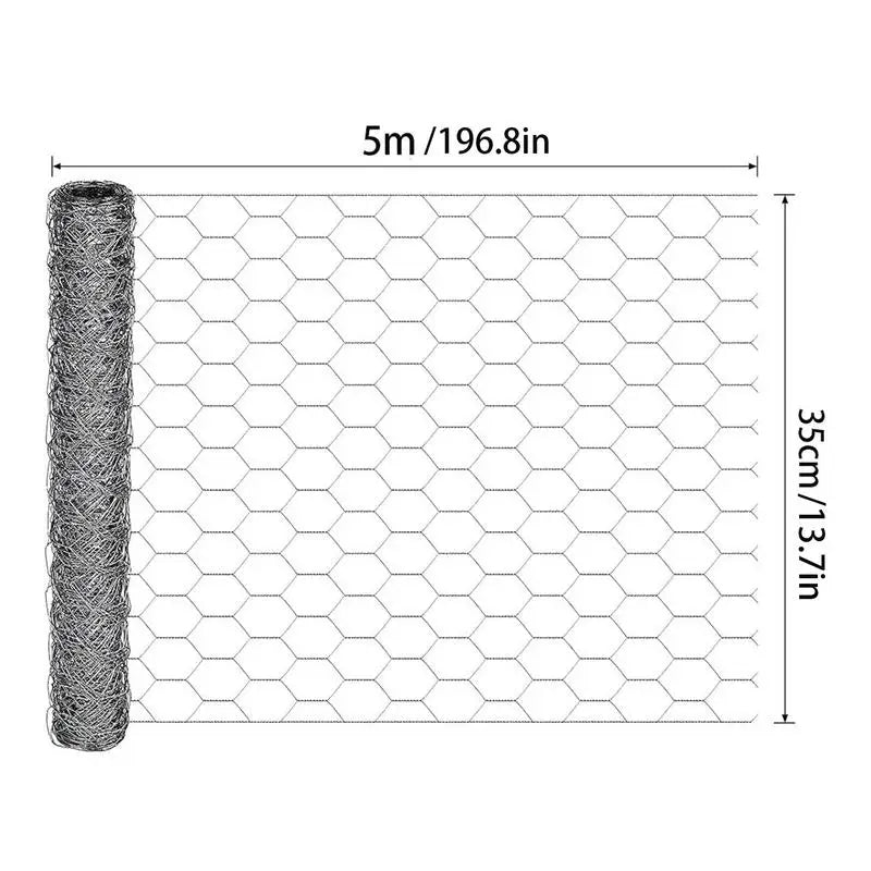 Chicken Wire Mesh Galvanized Hexagonal Chicken Coop Mesh Netting Protective Garden Pet Rabbit Chicken Dog Fencing Cover For