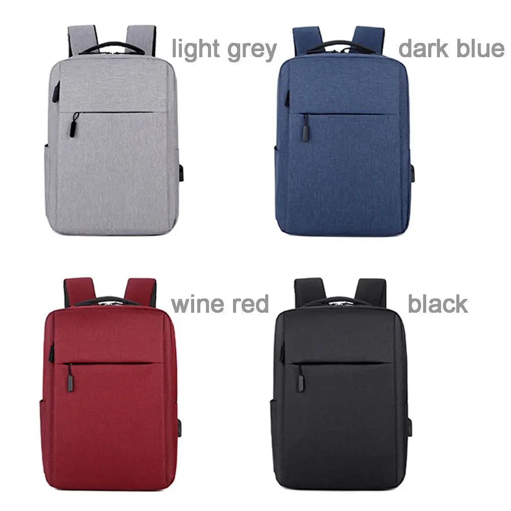 Mens Women Laptop Backpack Waterproof USB Rucksack Travel School Shoulder Bag