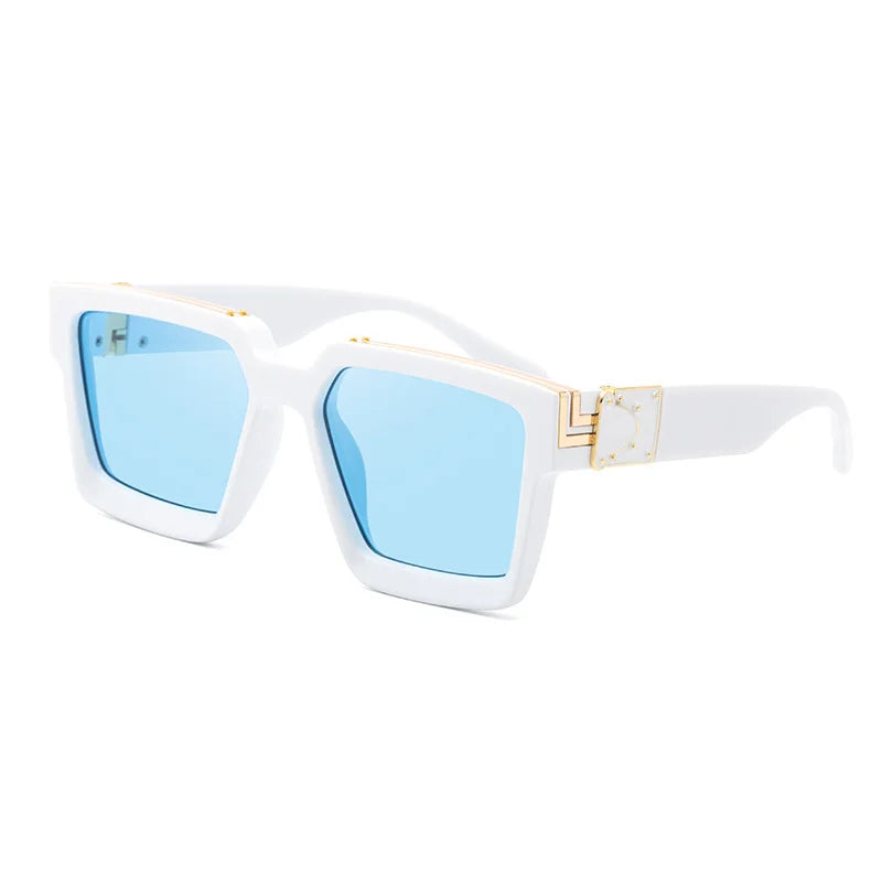 SHAUNA Ins Popular Square Sunglasses UV400