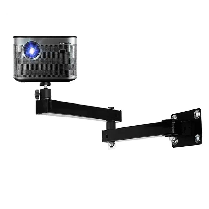 Projector Ceiling Mount Bracket Multi-angle Adjustable Foldable Wall Support Aluminum Alloy Ceiling Projector Stand Accessory