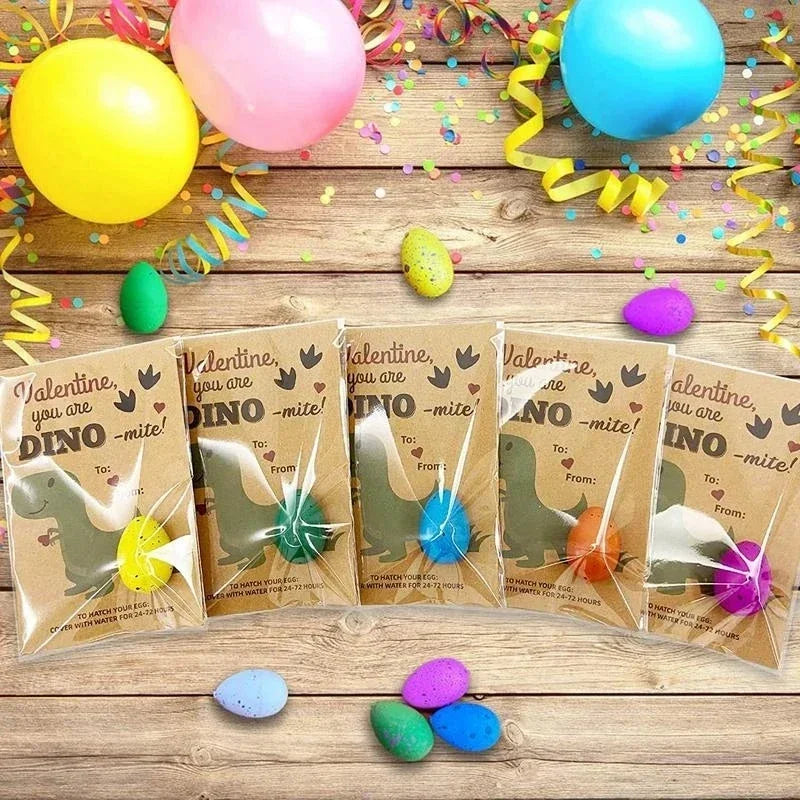 New 2023 Gift Magic Hatching Growing Dinosaur Egg Treat Kids Birthday Party Favor Baby Shower Guest Gift Pinata Educational Toys