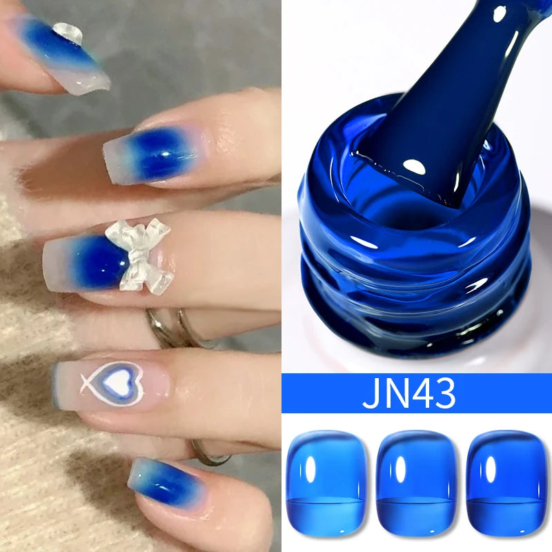 BORN PRETTY 10ML 8-in-1 Strong Nail Glue Gel Nail Polish Transparent Clear Function Gel Thickness Rubber Base Rhinestone Glue