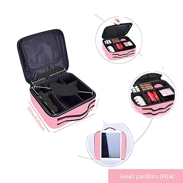 Professional Makeup Case Female Travel Big Capacity Beauty Nail ToolBox Cosmetic Organizer Suitcases For Makeup Storage Boxs