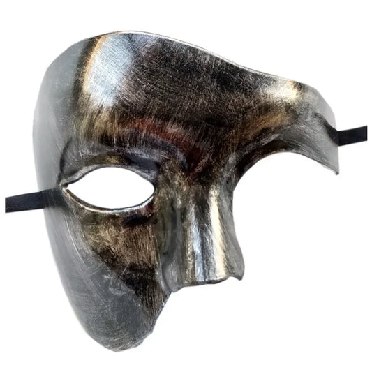 Steampunk Phantom Plastic Adult Half Face Mask Carnival Festival Bar Opera Stage Costume Prop Halloween Party Cosplay