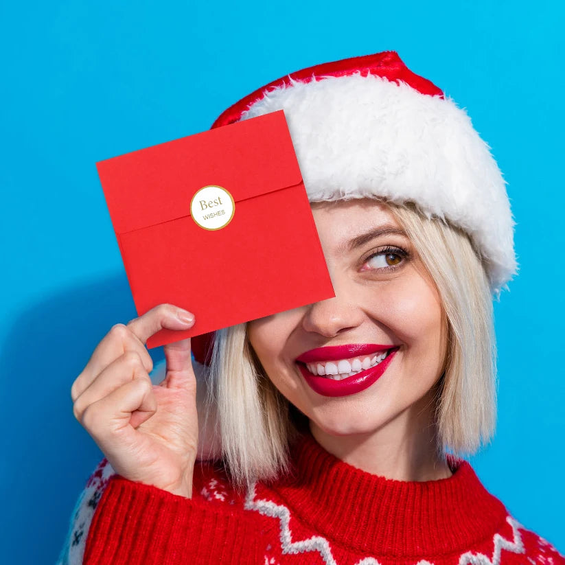 1set Merry Christmas 3D Pop UP Greeting Cards With Envelope Christmas Thank You Invitation Blessing Postcard New Year Xmas Noel