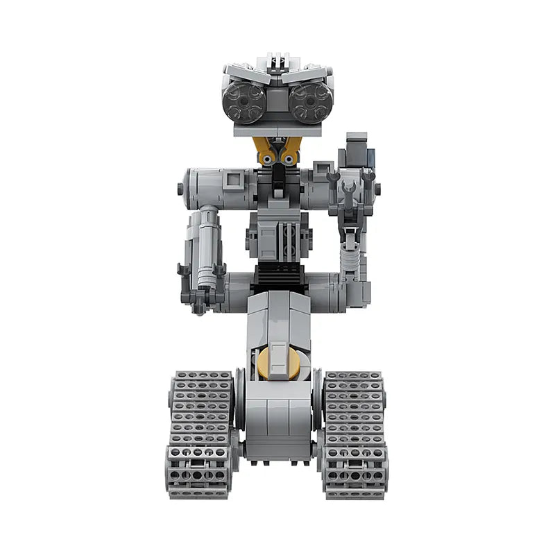 MOC Movie Shorted-Circuits Military Emotional Robot Building Block Set for Astroed Robots Johnnyed 5 Model Brick Toy KIds Gift